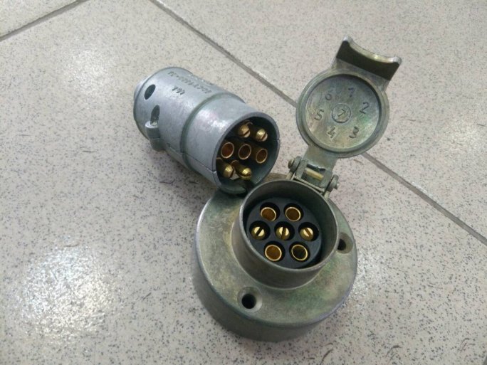 ВИЛКА+РОЗЕТКА ПС-300 пластмасс.